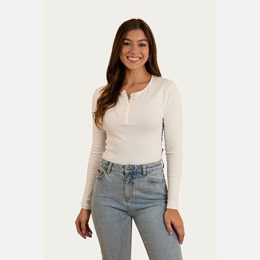 Ringers Western Laila Long Sleeve Ribbed Top