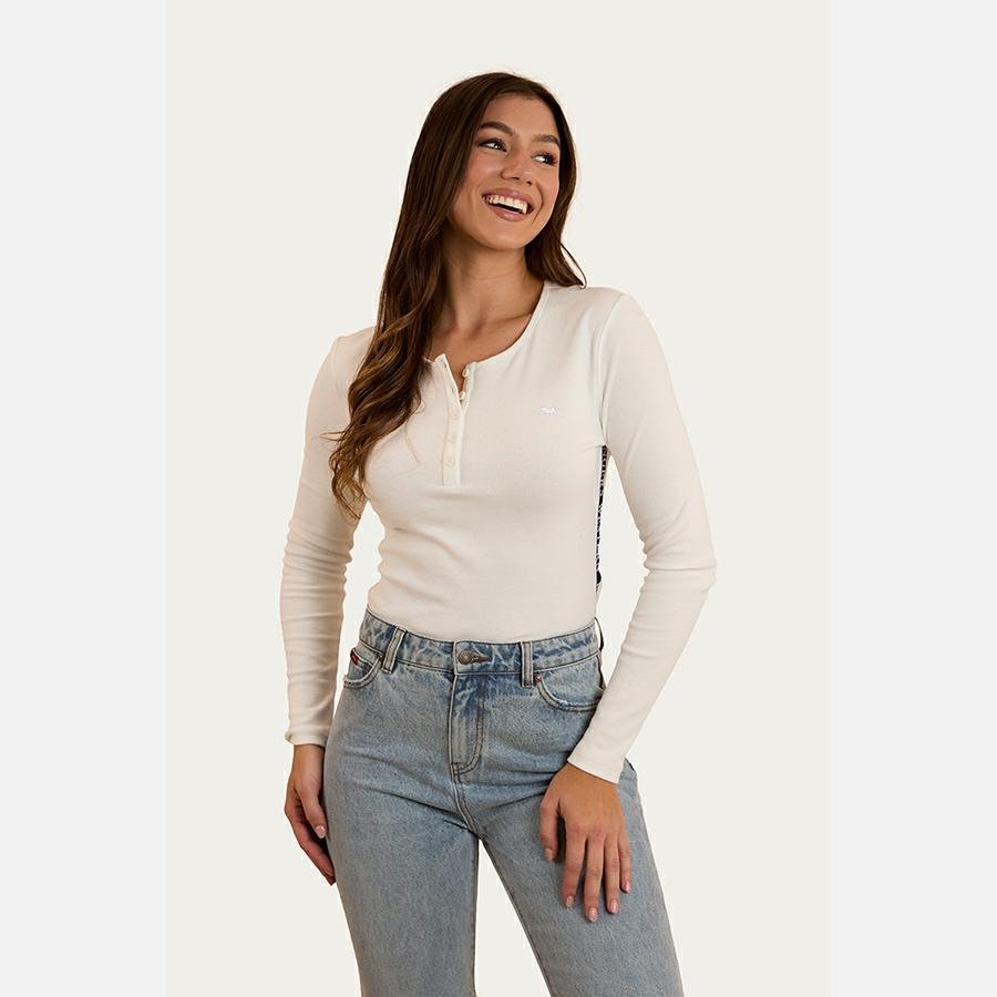 Ringers Western Laila Long Sleeve Ribbed Top