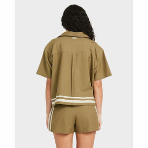 RVCA Mel G Button Down Short Sleeve Shirt