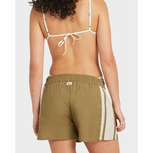 Rvca Mel G Elastic Waist Shorts