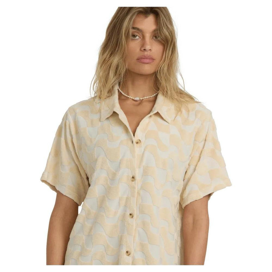 Billabong Laura Waves Shirt Mini Dress