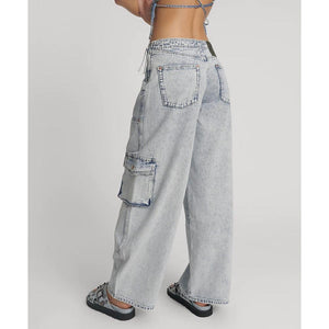 One Teaspoon Bahama High Waist Barrel Leg Denim Jeans