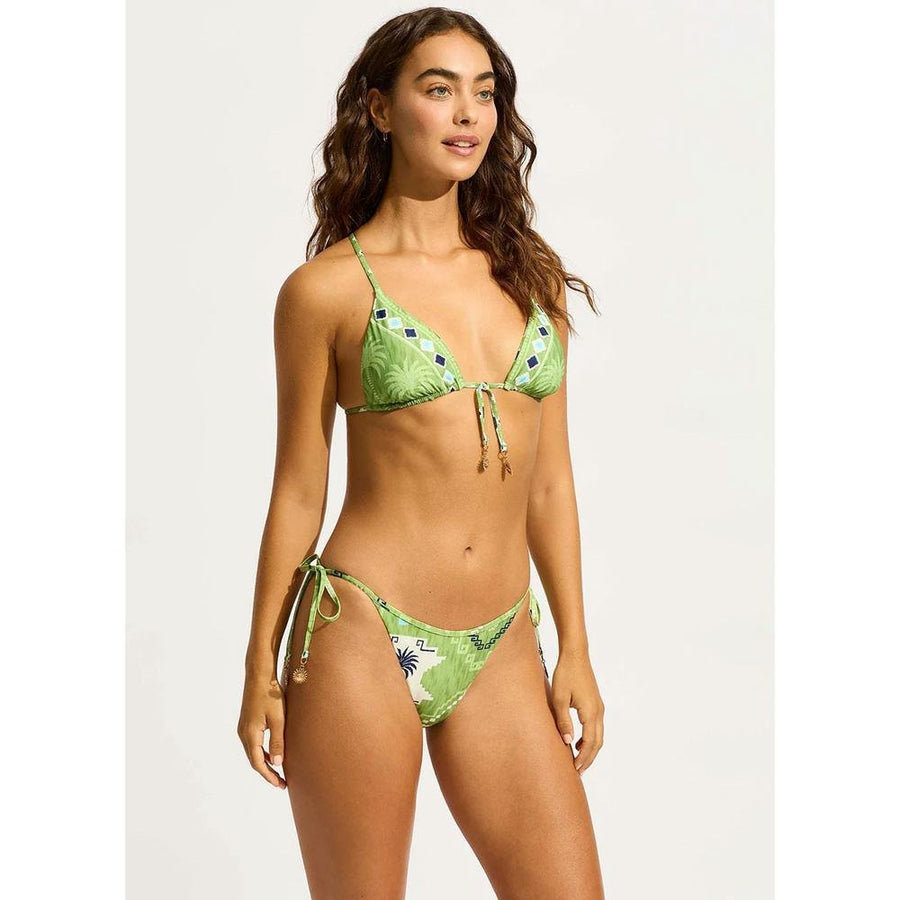 Seafolly Kasbah Reversible Slide Triangle Bikini Top