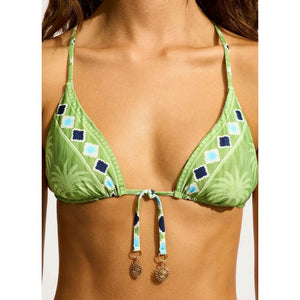 Seafolly Kasbah Reversible Slide Triangle Bikini Top