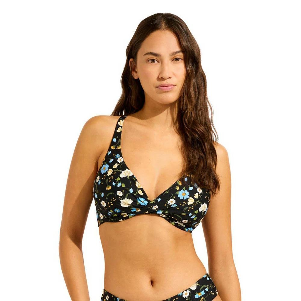 Seafolly Modern Romance Wrap F Cup Bikini Top