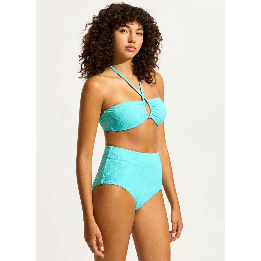 Seafolly Oasis Diamond Wire Bandeau Bikini Top