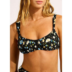 Seafolly Modern Romance Ruched Bralette Top