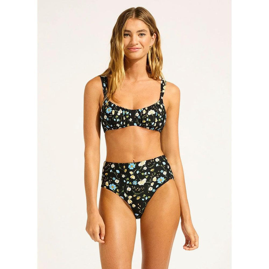 Seafolly Modern Romance Ruched Bralette Top