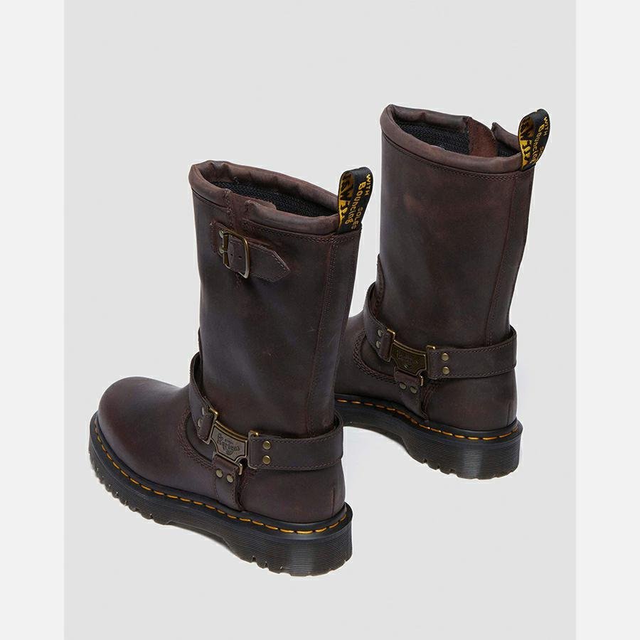 Martens Anistone Hi Pull Up Boot Love Iguana