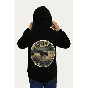 Ringers Western Signature Bull Kids Pullover Hoodie