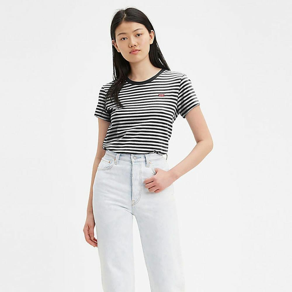Levis Perfect T-Shirt - Raita Stripe Caviar
