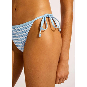 Seafolly Mesh Effect Tie Side Bikini Bottom