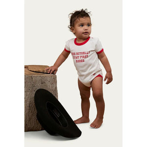 Ringers Western First Rodeo Baby Romper
