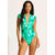 Seafolly Secret Garden Zip Front One Piece