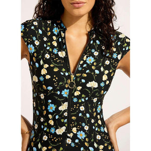 Seafolly Modern Romance Zip Front One Piece