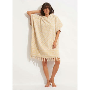 Seafolly Sf Monogram Towel Poncho