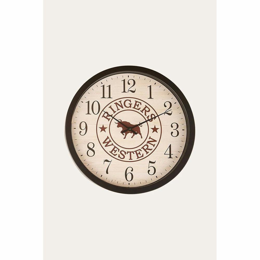 Ringers Western On Time Is Late 16" Clock