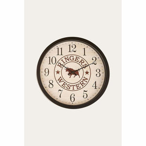 Ringers Western On Time Is Late 16" Clock