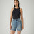 Levis 501 High Rise Mid Thigh Jean Shorts - Ticked and Untied