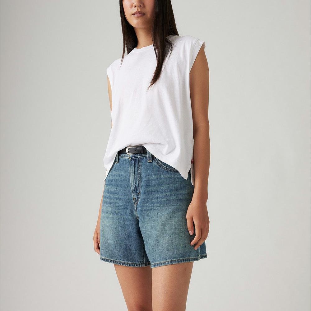Levis High Rise Baggy Shorts - Stop Flaxing