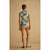 Aur Ocea Ipanema Panelled Cap Sleeve One Piece