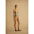Aur Ocea Ibisco Belted Keyhole One Piece