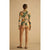 Aur Ocea Ibisco Ruched Long Sleeve One Piece