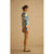Aur Ocea Ipanema Panelled Long Sleeve One Piece