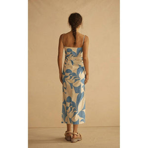 Aur Ocea Ipanema Ruched Slip Dress