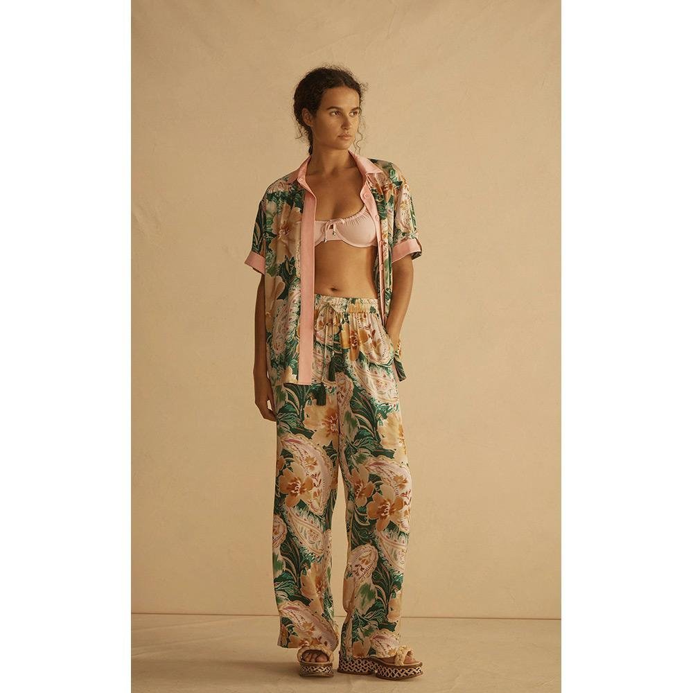 Aur Ocea Ibisco Straight Leg Pants