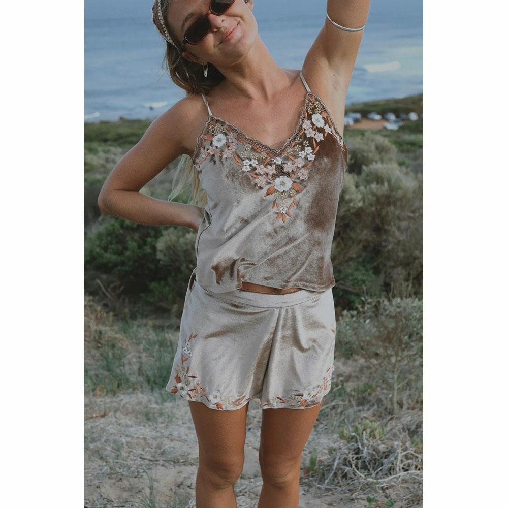 Barefoot Blonde Hendrix Cami - Mocha
