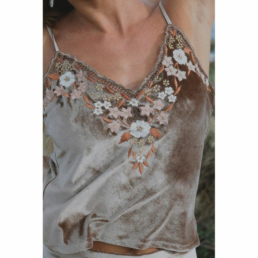 Barefoot Blonde Hendrix Cami - Mocha
