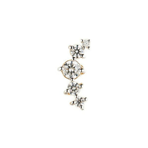 By Charlotte Fly Me to the Moon Single Stud Earring