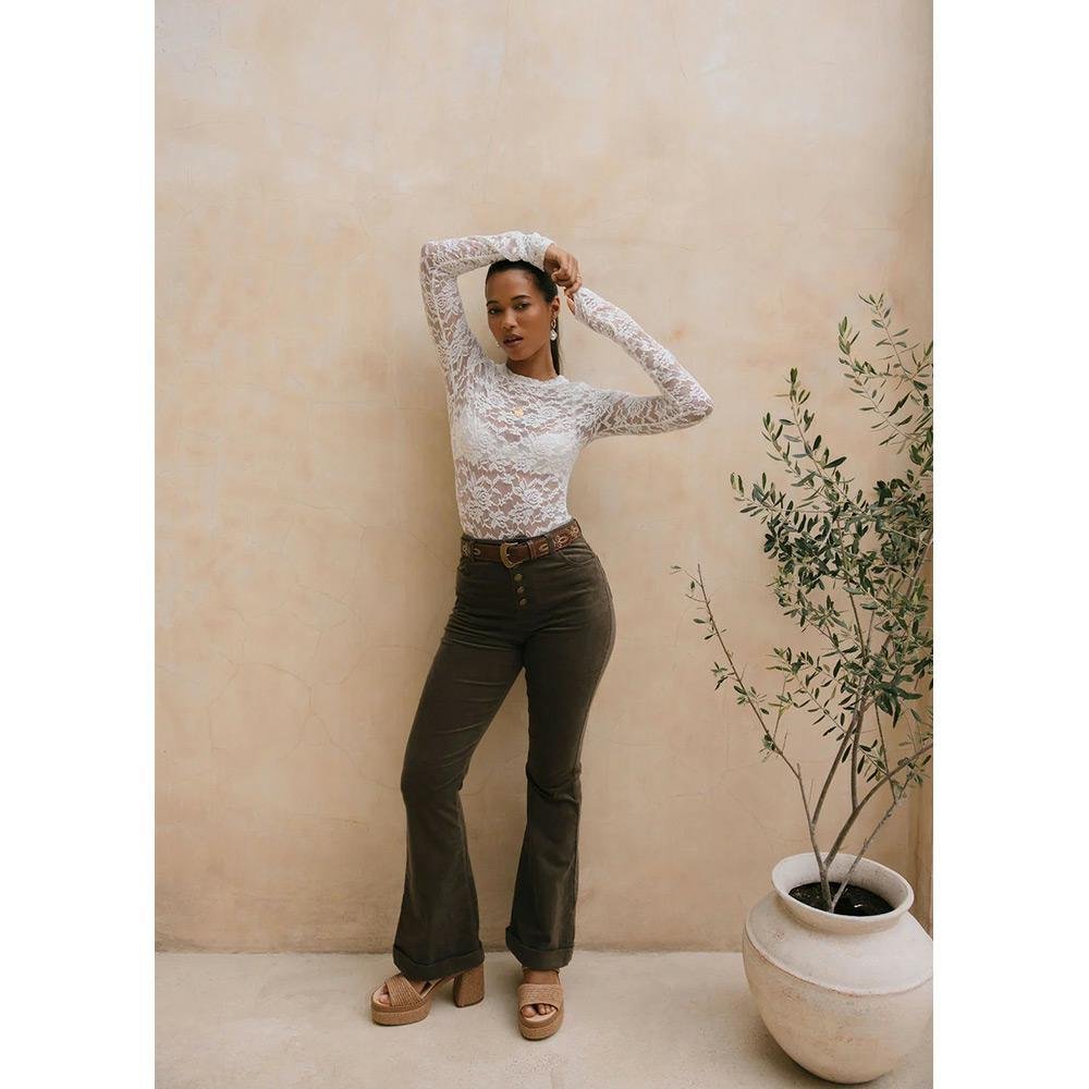 Barefoot Blonde Khaki Cords