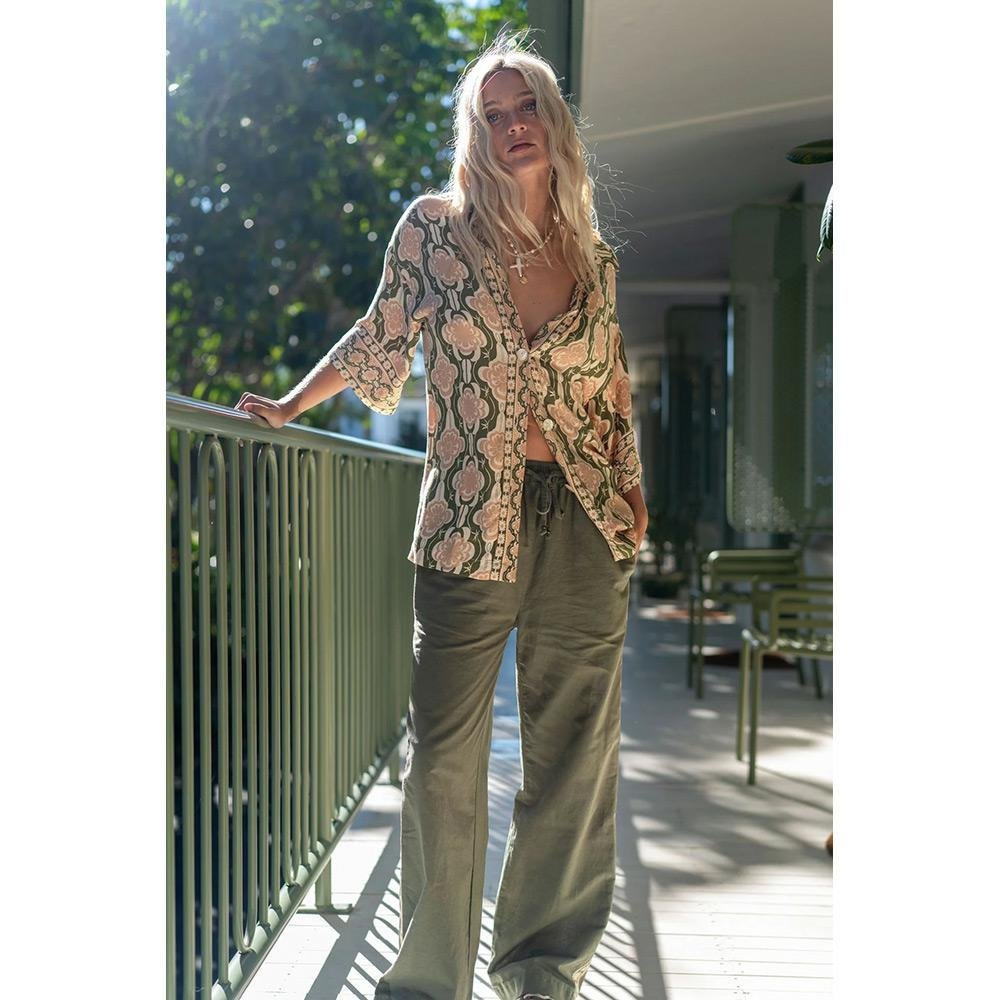 Barefoot Blonde Marlo Button Down Shirt