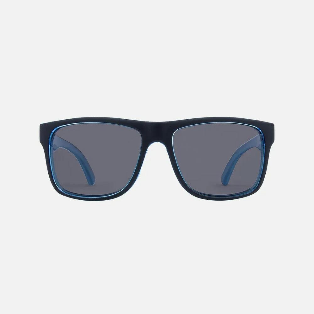 Carve Crimson Polarized Matte Black and Cyan Frame Sunglasses