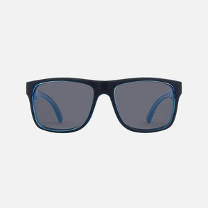 Carve Crimson Polarized Matte Black and Cyan Frame Sunglasses