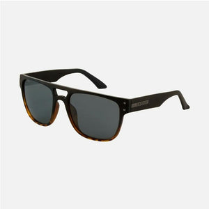 Carve The Hub Matt Black to Dk Tort Grey Polarized Lens Sunglasses