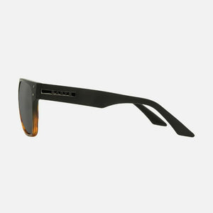 Carve The Hub Matt Black to Dk Tort Grey Polarized Lens Sunglasses
