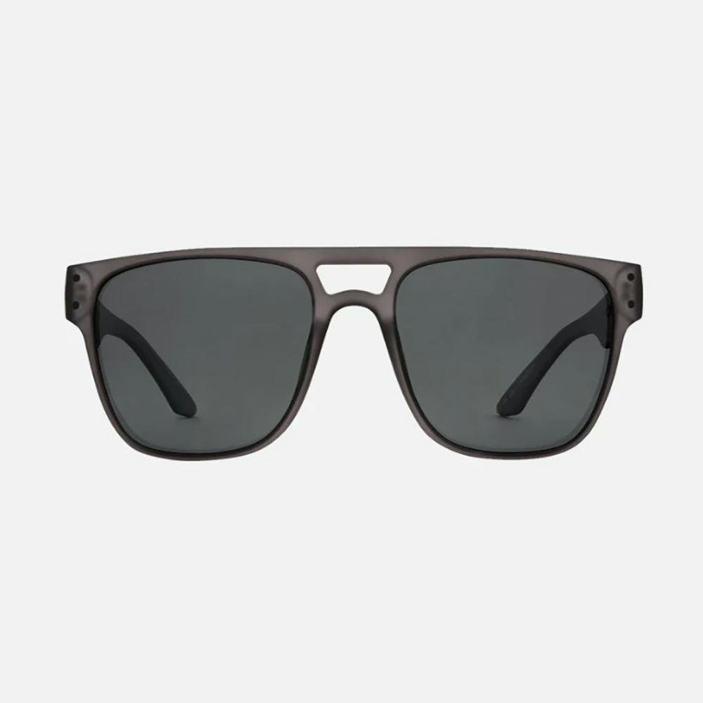 Carve The Hub Matt Translucent Charcoal Grey Polarized Lens Sunglasses