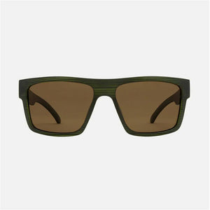 Carve Volley XL Olive Stripe Brown Lens Sunglasses