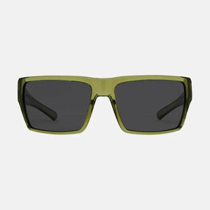 Carve Sanada Gloss Crystal Chartreuse with Grey Polarized Lens Sunglasses