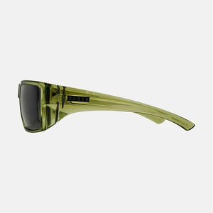 Carve Sanada Gloss Crystal Chartreuse with Grey Polarized Lens Sunglasses