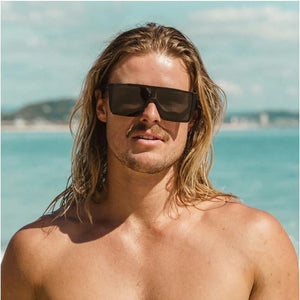Carve Equinox Matte Black Frame Grey Polarized Lens Sunglasses