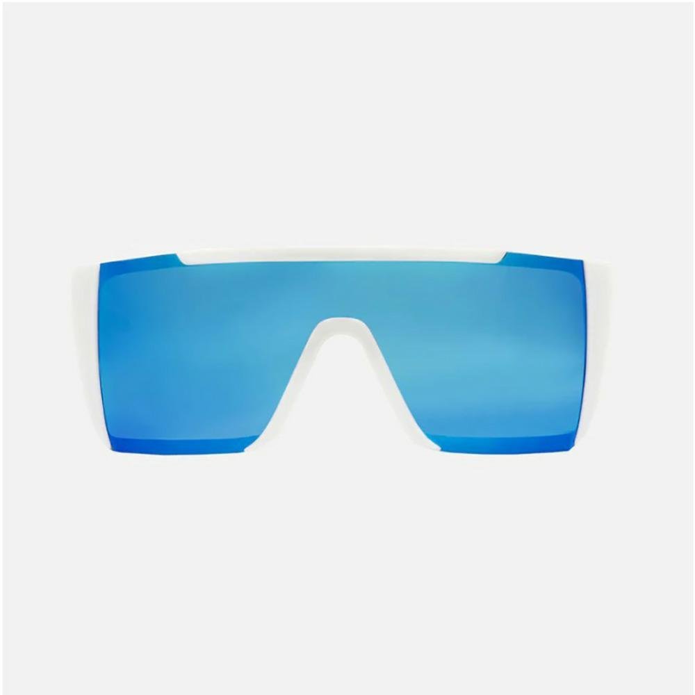 Carve Equinox Gloss White Frame Grey Lens with Blue Iridium Sunglasses