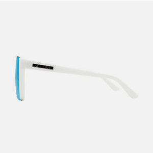 Carve Equinox Gloss White Frame Grey Lens with Blue Iridium Sunglasses