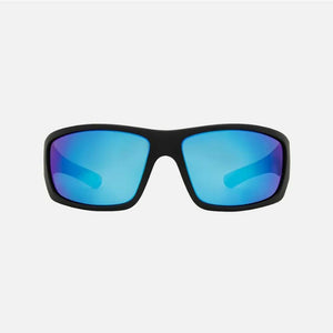 Carve Moray Matt Black Frame Grey Lens with Blue Iridium Sunglasses