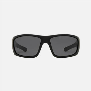 Carve Moray Matt Black Frame Grey lens with Blue Iridium Sunglasses