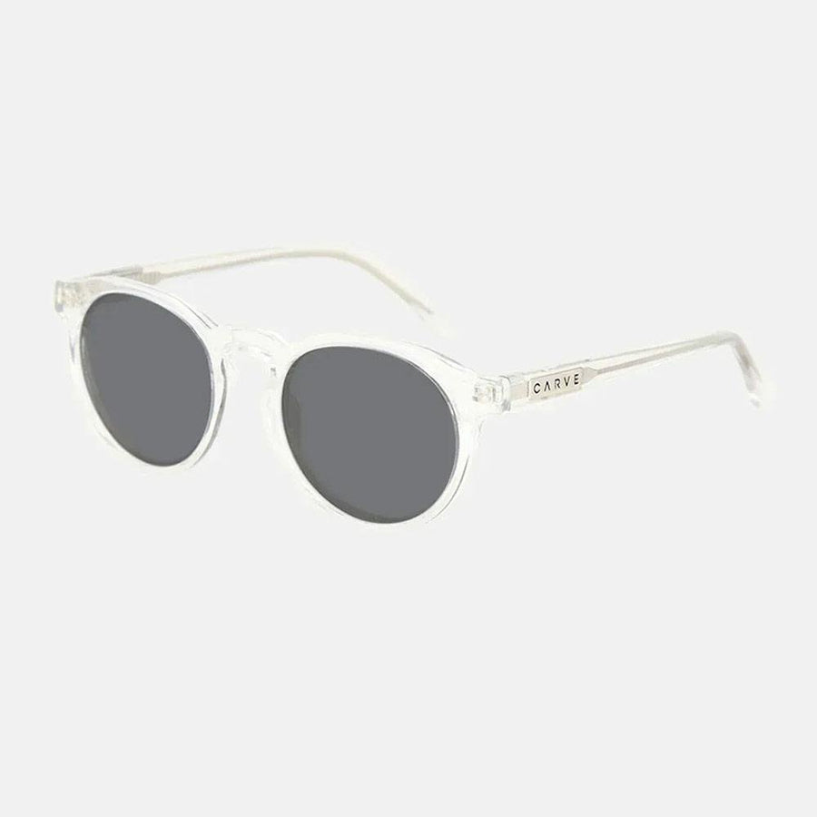 Carve Hudson Crystal Clear Frame Grey Lens Sunglasses