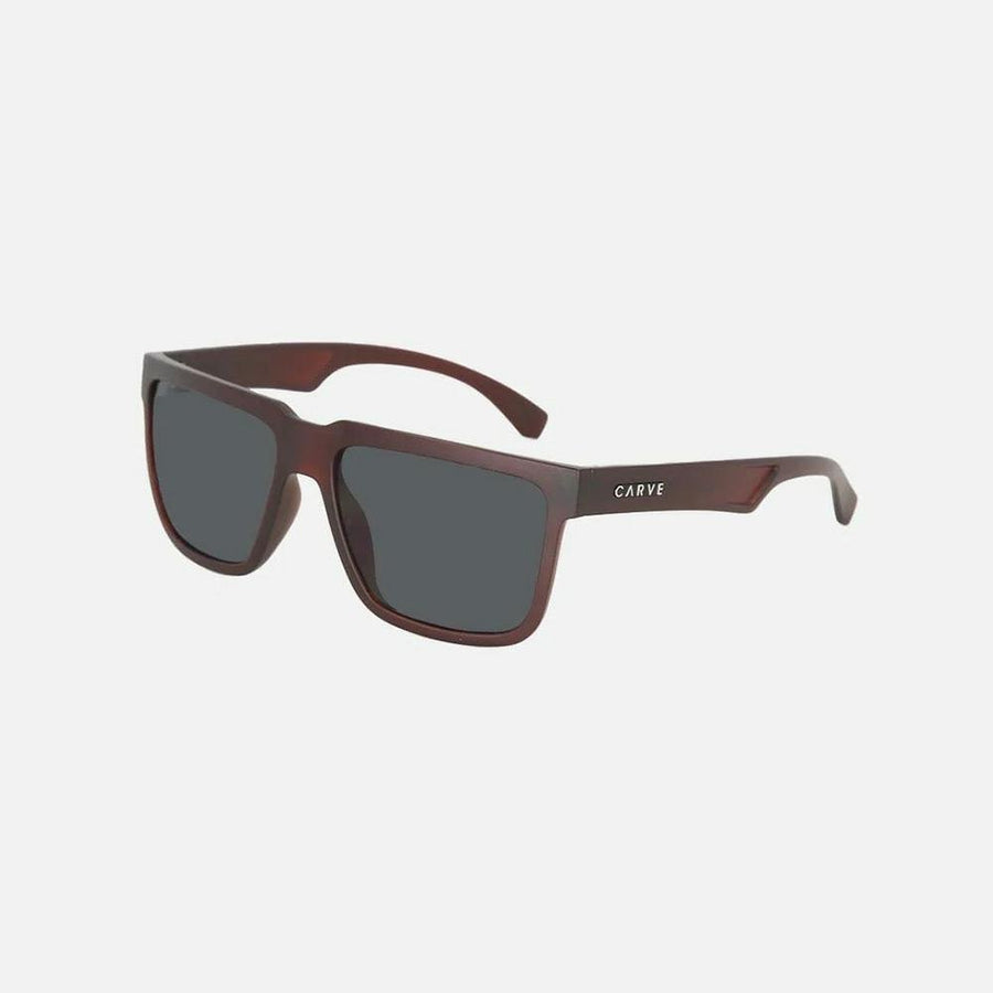Carve Phenomenon Matte Brown with Grey Lens Sunglasses